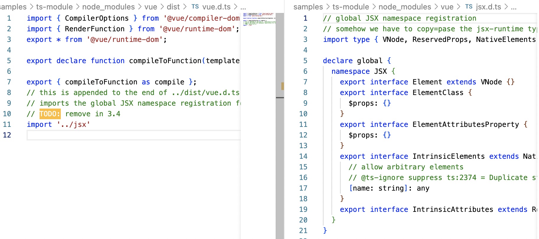 vue jsx 定义